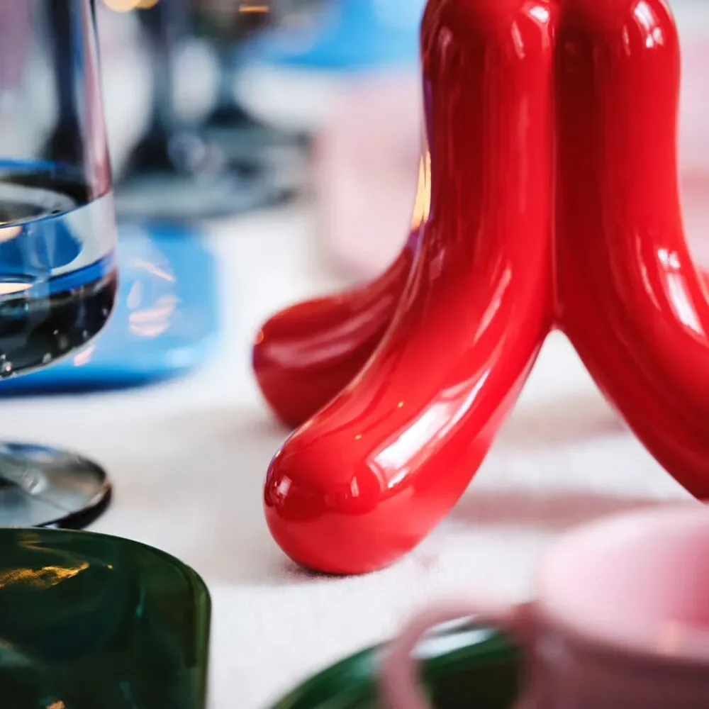 IKEA VINTERFINT Candlestick, Red, 4 
